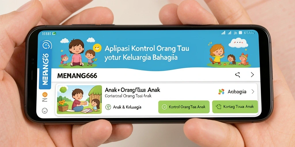 Tampilan antarmuka MENANG666 yang ramah pengguna untuk kontrol orang tua.